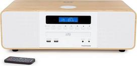 "Thomson MIC201IDABBT" namų stereosistema "Home Audio Micro System White, Wood 60W" - Namų stereosistemos (Home Audio Micro System, White, Wood, 60W, DAB+,FM, Auto Search, Digital)