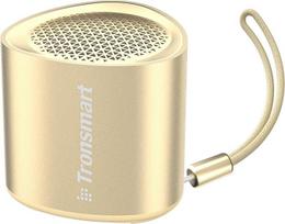 "Tronsmart Nimo Mini Bluetooth" garsiakalbis, IPX7 vandeniui atsparus muzikinis langelis, 12 valandų atkūrimo laikas, stereofoninis suporavimas, laisvų rankų skambučiai, mažas belaidis nešiojamas garsiakalbis dušui, lauko kelionėms, auksinis