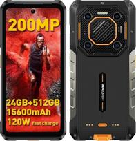 "Ulefone Armor 26 Ultra Outdoor" mobilusis telefonas 5G 2024, 200MP + 64MP kamera 3.2XTelel objektyvas 24GB + 512GB "Android 13" išmanusis telefonas su 120W greituoju įkrovimu 6,78 colių FHD + 120Hz 121dB garsiakalbis 15600mAh baterija Juoda