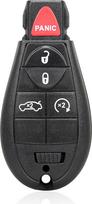 "Unifizz" 5 mygtukų pakaitalas "Keyless Entry" nuotolinio valdymo pulteliui juodas M3N5WY783X 433Mhz, skirtas "Dodge Challenger" 2008-2014 m. su durų raktu