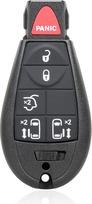 "Unifizz" pakaitinis nuotolinio valdymo pultelis su 6 mygtukais, skirtas "Dodge Grand Caravan", skirtas "Chrysler Town and Country", su durų rakto mikroschema 46 Black M3N5WY783X 433Mhz