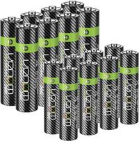 "Venom" įkraunamų AA ir AAA baterijų pakuotė (8 x AA ir 8 x AAA) - 2100 mAh / 800 mAh - 1,2 V NiMH