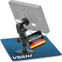 "VSG 24 Flex ONE" monitoriaus laikiklis 5-10" monitoriui su atbuline eiga - tvirtas laikiklis kemperiams, furgonams ir sunkvežimiams - pasukamas 360° kampu, atsparus vibracijai - tvirtinamas prie prietaisų skydelio arba lubų