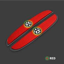 For Volkswagen VW 4pcs Car Door Anti-collision Bumper Strips Luminous Sticker For Volkswagen VW Polo Passat B5 B6 B7 T4 T5 Golf