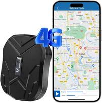 "Winnes" GPS seklys 4G GPS seklys automobiliui 5000 mAh (iki 90 dienų budėjimo režimu) GPS siųstuvas su nemokama programėle / kompiuterio platforma Tiesioginis sekimas automobiliui, motociklui, taksi
