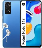 "Xiaomi Redmi Note 11S" išmanusis telefonas 6 + 128GB, 6,43 colių 90 Hz FHD+ AMOLED DotDisplay, "MediaTek Helio G96", 108 MP profesionalus fotoaparatas, 5 000 mAh, Twilight Blue