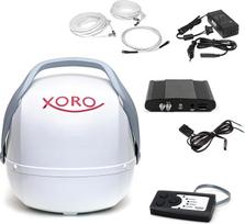"Xoro MPA 38" visiškai automatinė mobilioji palydovinė antena (TWIN-LNB), balta