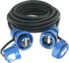 1202225 Prailginimo kabelis 230 V/16 A IP68 Guma H07RN-F 3 x 2,5 mm² su PCE ST/KU Slėgiui atsparus 25 m