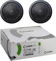 2 CIARE CT142CP aukštų dažnių garsiakalbiai su 50 3 W RMS ir 80 W maksimaliu 3,8 cm skersmens ir tik 1,2 cm gylio jautrumu 88 dB neodimio magnetų pora