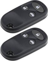 2 x nuotolinio valdymo rakto dėklas, skirtas "Honda Civic CRV Accord Jazz" ir kt. 3 mygtukų nuotolinio valdymo raktelio korpusas ABS pilkos spalvos
