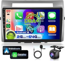 2+64G podofo DAB/DAB+ 9 colių automobilinis radijas 2 DIN Android automobilis Toyota Corolla Verso AR10 2004-2009 Belaidis Carplay Android automobilinis radijas Bluetooth HiFi RDS/FM + AHD atbulinės eigos kamera/DVR/Canbus