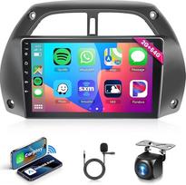 2G + 64G Android automobilinis radijas Toyota RAV4 2001-2006 9 colių jutiklinio ekrano automobilinis radijas su belaidžiu Carplay Android automobiline navigacija GPS Mirror Link Bluetooth FM/RDS radijas WiFi USB + vairo valdymas