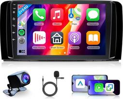 2G+64G belaidis "Carplay Android" automobilinis radijas "Mercedes Benz" R klasei W251 R280 R300 R320 R350 R63 2005-2017 9 colių automobilinis radijas "Android" automobilinė navigacija GPS WiFi Mirror Link Bluetooth FM/RDS/SWC galinio vaizdo