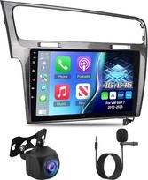 4G + 64G "Android" automobilinis radijo imtuvas "Volkswagen VW Golf 7" 2012-2020 m. su belaidžiu "Carplay" ir "Android Car", 9 colių IPS jutiklinis ekranas su GPS, "WiFi", 32EQ, "Bluetooth 5.0", FM/RDS radijas