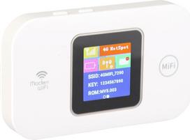 4G LTE mobilusis "WiFi" prieigos taškas su SIM kortelės lizdu, nešiojamasis 150Mbps maršrutizatorius, palaikantis 10 naudotojų, skirtas kelionėms