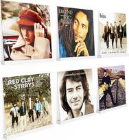 6 vinilinių plokštelių sieninių laikiklių pakuotė, medinis vinilo laikiklis, vinilo sieninis laikiklis, skirtas plokštelėms, kompaktiniams diskams, nuotraukų albumams ir kolekcijoms laikyti (moterys)