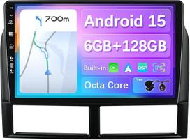 6G+128G - Android 15 IPS automobilinis radijas tinka Jeep Grand Cherokee WJ (1998-2004) - Belaidis CarPlay/Android Car/DSP - Kamera ir mikrofonas - 9 colių 2 DIN - DAB valdymas vairu Greita 360 kamera