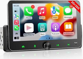7 colių automobilinis radijas Belaidis "CarPlay" "Android" automobilis 1 DIN