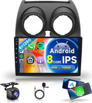 6G+128G 8 branduolių belaidis "Carplay" "Android" automobilinis radijas 2 DIN "Nissan Qashqai J10 2006-2016" 9 colių automobilinis radijas su "Android" automobiline navigacija GPS WiFi Mirror Link Bluetooth FM/RDS DSP EQ/USB/DVR/SWC galinio vaizdo kamera