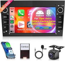 8 branduolių 4G + 64G Android 15 automobilinis radijas Opel Astra Antara Vectra Corsa Zafira Meriva Vivara Vivaro Belaidis Carplay Android Car 5G WiFi navigacija GPS 7 colių automobilinis radijas Bluetooth FM/RDS/DSP EQ Galinio vaizdo kamera