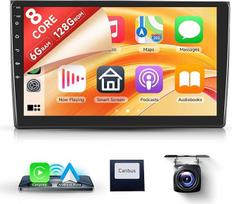 8 branduolių 6+128G Android automobilinis radijas Audi A4 S4 RS4 B6 B7 8E 2000-2009 9 colių radijo imtuvas su Carplay Android Car Wireless GPS WiFi Mirror Link Bluetooth FM/RDS/EQ + ISO atbulinės eigos kamera