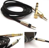 ABLET pakaitinis garso atnaujinimo kabelis, suderinamas su Sennheiser HD598, HD560s, HD518, HD598Cs, HD598SR, HD599, HD569, HD579, HD579, 1.2M