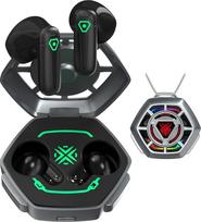 ANCwear Belaidės ausinės "Bluetooth" tikros belaidės ausinės 20 val. trukmės su "pasidaryk pats" lipdukais, ausinės su mikrofonu televizoriui, išmaniajam telefonui, nešiojamajam kompiuteriui, paslaptingas pritaikomas dėklas žaidėjams