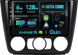 Android 15-6G + 128G IPS automobilinis radijas, tinkamas BMW 1 serijos E81/E82/E87/E88 (2004-2012) - Integruotas Carplay/Android Car/DSP - LED kamera + MIC - DAB SWC WiFi Fast Boot 360-CAM - 2 DIN 9 colių
