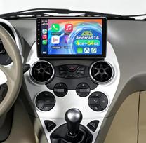 Android 14 4GB + 64GB automobilinis radijas Ford Ka 2008-2014 9 colių navigacijos prietaisai automobiliui Dvigubas DIN radijas Bluetooth su belaidžiu CarPlay Android automobilinė GPS navigacija FM/RDS SWC DSP