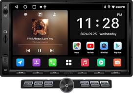ATOTOZONE AC-44F20 Kabelinė jungtis, skirta A5LG2A7T, "Android Doppel Din" radijas, autoradijas su navigacija, 7 Zoll skaitmeninis medijos imtuvas, belaidis "CarPlay" ir "Android Auto", "WiFi" / "Bluetooth" / USB pririšimas