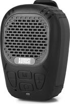 August MS550 Nešiojamasis "Bluetooth 5.3" garsiakalbis su magnetu ir prisegamuoju mikrofonu 30 val. baterijos veikimo trukmė Mikro SD MP3 IP56 vandeniui atsparus laisvų rankų mini garsiakalbis, skirtas žygiams ir stovyklavimui