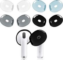 Ausų kištukai "AirPods 4" 4 poros "AirPods" 4 kartos ausinių, apsaugančių nuo slydimo, minkšto silikono, apsaugančių nuo įbrėžimų, tinkančių sportui ir bėgimui, suderinamų su "AirPods" (4 spalvos)