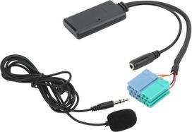 Automobilinio garso AUX įvesties adapterio kabelis "Bluetooth 5.0 AUX" modulis, skirtas pakeisti "Mexico Pro Traffic Pro Monza" garso adapterio kabelį su mikrofonu