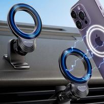 Automobilinis mobiliojo telefono laikiklis "MagSafe" laikikliui [30 x N52 super magnetų], universalus magnetinis ventiliacijos automobilinis mobiliojo telefono laikiklis, skirtas "Magsafe iPhone 15 14 13 12 Pro Max", suderinamas su visais išmaniaisiais te