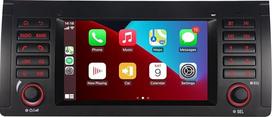 Automobilinis radijo imtuvas BMW E39 M5, suderinamas su "Wireless Carplay"/"Android" automobiliu su IPS jutikliniu ekranu/Bluetooth/Mirror Link/FM/AM/USB