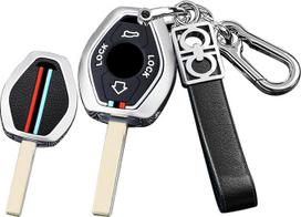 Automobilio rakto dėklas tinka BMW 3 serijos 5 serijos 7 serijos X3 X5 Z3 Z4 rakto dėklas apsauginis dangtelis tinka BMW E38 E39 E46 E83 E53 E60 E60 E63 E61 E64 E83 E85 M5 325i raktas apsauga nuotolinio valdymo pultas B Silver