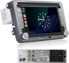 Autoradio Plug und Play Kompatibel für VW Golf 5 6 Passat Polo RCD330 mit kabelloses CarPlay Android Auto Bluetooth Radio mit Quadlock-Anschluss