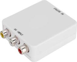 AV į RF vaizdo konverteris Vairuotojas Nemokamas adapteris TV signalo perjungiklis 67,25 MHz 61,25 MHz Priedai