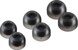 AZLA SednaEarfit MAX TWS 6 - ausų kištukai belaidėms ausinėms - triukšmą slopinantys pakaitiniai antgaliai - ausinės, suderinamos su "Sony", "Samsung", "Sennheiser" ir "Devialet" (tamsiai pilka, SS-S-MS)