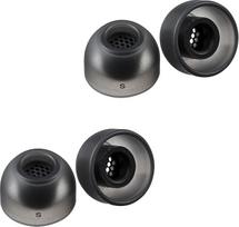 AZLA SednaEarfit MAX TWS 6 - belaidžiai ausų kištukai - keičiami antgaliai su triukšmo slopinimo funkcija - ausų kištukai, suderinami su "Sony", "Samsung", "Sennheiser" ir "Devialet" (tamsiai pilka, S)