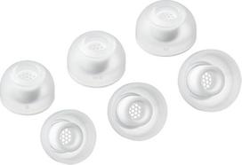 AZLA SednaEarfit MAX TWS 6 White - ausų kištukai belaidėms ausinėms - keičiami antgaliai su triukšmo slopinimo funkcija - ausinės suderinamos su "Sony", "Samsung", "Sennheiser" ir "Devialet" (baltos spalvos, S-MS-M)