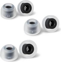 AZLA SednaEarfit MAX, skirtas Galaxy Buds2 Pro Phantom Black / 3 poros (SS/S/MS)
