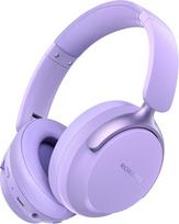 B8 "Bluetooth" ausinės per ausis, 6 EQ muzikos režimai, 50 valandų veikimo laikas, gilaus boso belaidės ausinės su mikrofonu, lengvos sulankstomos HiFi stereofoninės ausinės "iPad", planšetėms ir kompiuteriams, violetinės spalvos