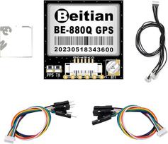 BE-880Q GPS modulis su "Flash" QMC5883L Kompasas GPS antena TTL lygis 38400bps, skirtas "Arduino Raspberry Pi" Orlaivių "Pixhawk APM" skrydžio valdikliui