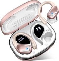 Belaidės "Bluetooth Sport" ausinės, 75 valandos 2026 "Bluetooth 5.4" ausinės, gilus bosas, "Hi-Fi Stereo", IP-X8 vandeniui atsparios belaidės ausinės, ENC triukšmą slopinančios ausinės, USB-C ausinės į ausis
