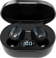 Belaidės ausinės, tikros belaidės ausinės su LED ekranu, įkrovimo dėklu, HD HiFi Stereo, vienu spustelėjimu valdomas išmanusis valdymas, integruotas mikrofonas, IPX7 vandeniui atsparios belaidės "Bluetooth" ausinės darbui ir