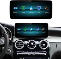 Belaidis "Carplay"/"Android" automobilinis 10,25 colių multimedijos radijo stotelės "Linux" jutiklinis ekranas, skirtas "Mercedes Benz NTG5.0 GLA CLA GLC AirPlay/Autolink/USB HD raiška 1920 x 720