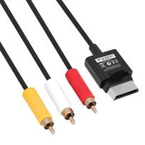 Bewinner AV kabelis 360 Slim, 3 RCA stereofoninio garso ir vaizdo kabelio kompozitinis kabelis 1,8 m Komponentai ABS TV jungties kabelis Garso ir vaizdo kabelis 360 Slim, numatytasis