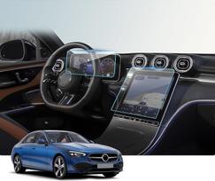 BIBIBO M-ercedes W206 / GLC X254 Navigation + Digital Cockpit ekrano apsauga M-ercedes Benz C-Class W206 / GLC X254 2022-2025, grūdinto stiklo ekrano apsauga, 9H stiklo plėvelė