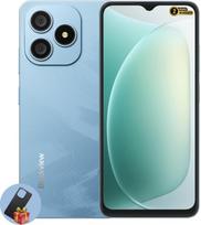 Blackview Wave 9C Išmanusis telefonas "Android 15" 6,56 colių IPS 60Hz 12GB RAM + 128GB (galima išplėsti iki 2TB) 13MP + 8MP kamera 5000mAh baterija Dual SIM + TF LTE GPS Mėlyna